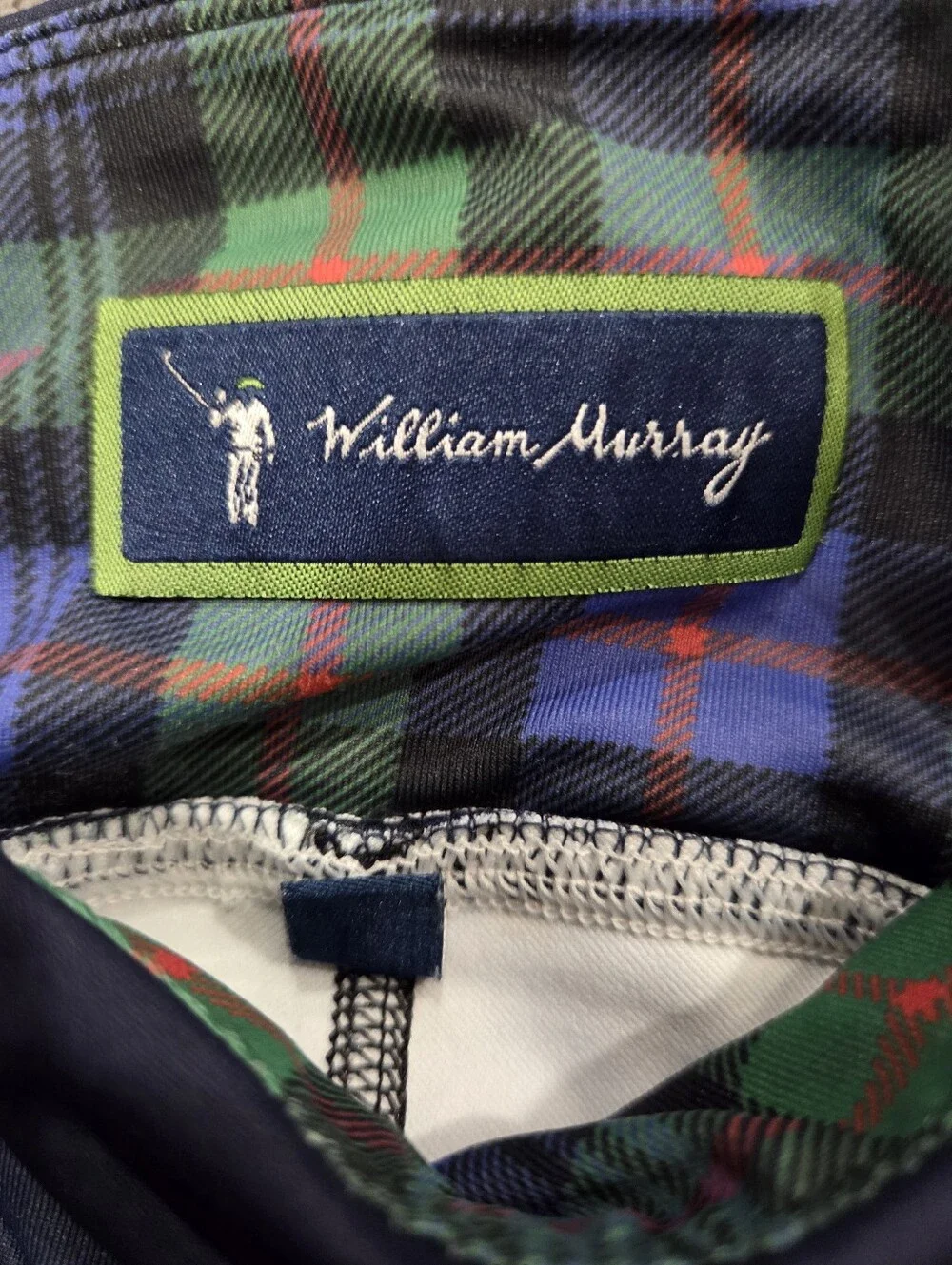 Navy Golf Skort with Contrast Piping